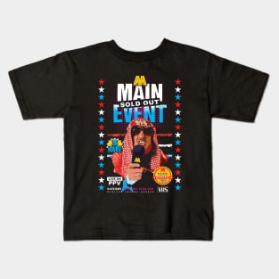 Main Event VHS vintage style t-shirt Kids T-Shirt